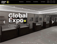 Tablet Screenshot of globalexpo.com.mx